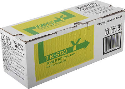 Тонер-картридж Kyocera TK-580Y