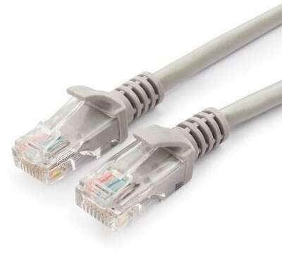 Cablexpert Патч-корд UTP PP12-1M кат.5, 1м, литой, многожильный (серый)