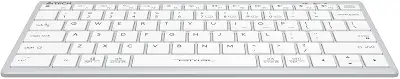 Клавиатура A4Tech Fstyler FBX51C белый USB беспроводная BT/Radio slim Multimedia для ноутбука (FBX51C WHITE)