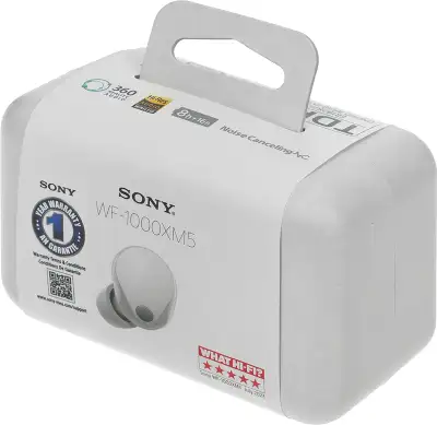 Гарнитура внутриканальные Sony WF-1000XM5 серебристый беспроводные bluetooth в ушной раковине (WF-1000XM5/SC)