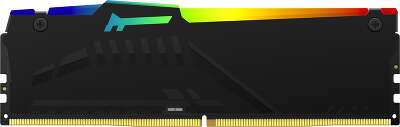 Модуль памяти DDR5 DIMM 8Gb DDR5200 Kingston Fury Beast Black RGB (KF552C40BBA-8)