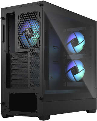 Корпус Fractal Design Pop Air RGB Black TG Clear Tint, черный, ATX, Без БП (FD-C-POR1A-06)