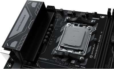 Материнская плата Maxsun MS-Challenger B850M-K B850, AM5, 2*DDR5, 1*PCIEx16, 1*PCIEx1, 1*M.2, 6*USB3.2Gen1, 4*USB2.0, 2*SATA3.0, 1G, HDMI, M-ATX, RTL