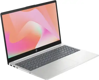 Ноутбук HP 15-fc0018nq Ryzen 5 7520U 16Gb SSD512Gb AMD Radeon 610M 15.6" IPS FHD (1920x1080) FreeDOS silver WiFi BT Cam (7K0R1EA)