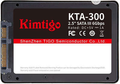 Твердотельный накопитель 2.5" SATA3 960Gb Kimtigo KTA-300 [K960S3A25KTA300] (SSD)