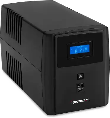 Источник бесперебойного питания Ippon Smart Power Pro II Euro 1600 960Вт 1600ВА черный
