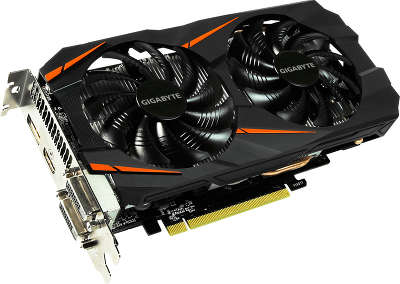 Видеокарта GIGABYTE nVidia GeForce GTX1060 WindForce 6Gb DDR5 PCI-E 2DVI, HDMI, DP