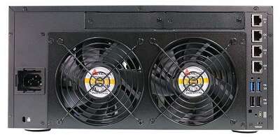 Сетевой накопитель Infortrend GSe Pro 108-C 8bay, supports NAS, SAN, object protocol and Cloud gateway, including Intel Atom 2.4GHz 4C CPU, 1x4GB non-ECC, 4x1GbE(RJ45), 2x USB 2.0, 2x USB 3.0, 1x Host Board slot, 1xPSU and 8 drive trays