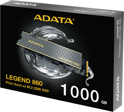 Твердотельный накопитель ADATA LEGEND 860 M.2 2280 NVMe PCIe 4.0 x4 1TB 6000/4000 COLOR BOX