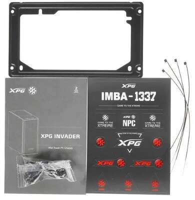 Корпус Adata XPG INVADER, черный, ATX, Без БП (INVADER-BKCWW)