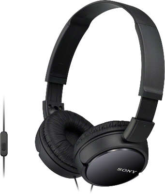 Гарнитура Sony MDR-ZX110AP, чёрная