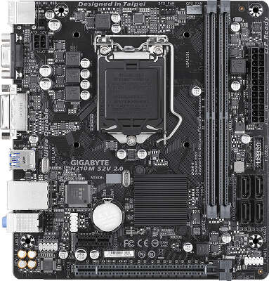 Материнская плата microATX LGA1151v2 GIGABYTE H310M S2V 2.0