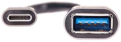 Telecom  TC409M  Кабель-адаптер  Type-Cm --> USB 3.0 Af , OTG, 1,5A , 5,0Gbps , Alum grey 0,2m Telecom (TC409M) [6926123467206]