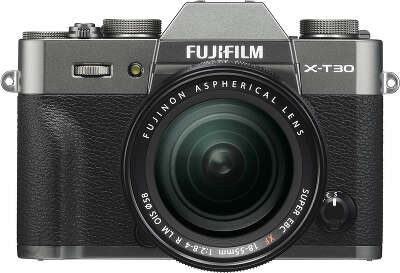 Цифровая фотокамера Fujifilm X-T30 Charcoal Silver kit (XF 18-55 f/2.8-4 R LM OIS)