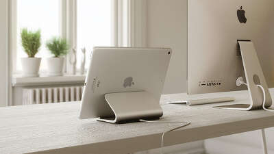 Док-станция Logitech Base Charging Stand для iPad, Silver [939-001471]