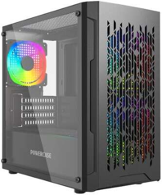 Корпус PowerCase Mistral Micro D3W ARGB, черный, mATX, без БП (CMMDB-A3)