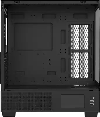 Корпус Formula Crystal E1 Floe черный без БП ATX 6x120mm 2xUSB3.0 audio bott PSU
