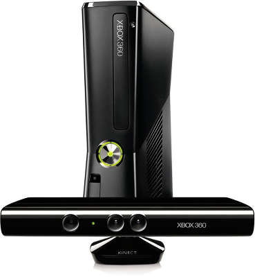 Игровая приставка Microsoft Xbox 360 + контроллер Kinect (S7G-00034)
