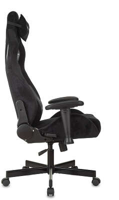 Кресло игровое Knight Outrider черный Light-20 с подголов. крестов. металл