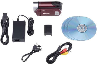 Видеокамера Canon LEGRIA FS406 Red + книга по видеосъемке В ПОДАРОК!