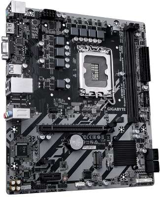 Gigabyte H810M H {Socket 1851, Intel®H810, 2xDDR5-6400, D-SUB+HDMI, 1xPCI-Ex16, 1xPCI-Ex1, 4xSATA3(RAID 0/1/5/10), 1xM.2, 8Ch Audio, GLan, (5+2)xUSB2.0, (1+2)xUSB3.2, (0+1)xUSB Type-C™, mATX}