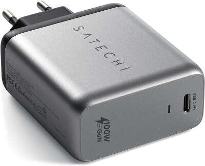 Блок питания Satechi Compact Charger 100W GaN Power, Space Grey [ST-UC100WSM-EU]