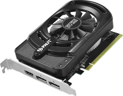 Видеокарта Palit nVidia GeForce GTX1650 StormX OC+ 4Gb DDR5 PCI-E HDMI, 2DP