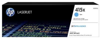 Тонер-картридж 415X для HP LJ M454/MFP M479, 6К (O) голубой W2031X