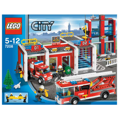 LEGO City 7208 Конструктор Лего Пожарное депо