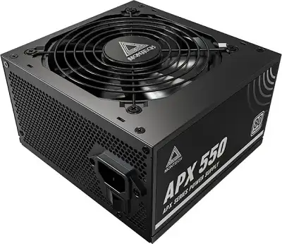 Блок питания Montech ATX 550W APX 550 80 PLUS WHITE (20+4pin) APFC 120mm fan 6xSATA RTL