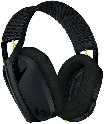 Гарнитура игровая Logitech G435 Black черная, беспроводная, накладной тип, дифузоры 40мм, 20 Гц - 20 кГц, USB Lightspeed + Bluetooth, кабель для зарядки USB-C - USB-A