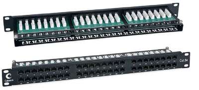 CABEUS PLHD-48-CAT.5E-DUAL IDC-1U ПАТЧ-ПАНЕЛЬ ВЫСОКОЙ ПЛОТНОСТИ 19", 1U, 48 ПОРТОВ RJ-45, КАТЕГОРИЯ 5E, DUAL IDC