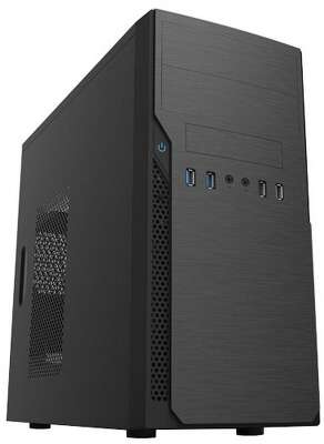 Корпус FoxLine Case Foxline FL–628-FZ450R-U32 |FL–628-FZ450R-U32| mATX case, black, w/PSU 450W 12cm, w/2xUSB2.0, w/2xUSB3.0 w/pwr cord, w/o FAN
