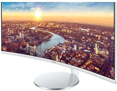 Монитор 34" Samsung C34J791WTI VA 3440x1440 Curved HDMI, DP USB-Hub белый