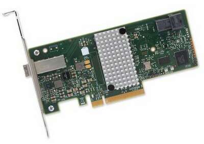 HBA-адаптер Areca ARC-1330-4i4x PCIe 3.0 x8 Low Profile, SAS/SATA 12G, HBA, 8port (1*int SFF8643 + 1*ext SFF8644), (аналог LSI00348 9300-4I4E), RTL