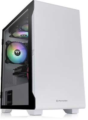 Корпус Thermaltake S100 TG Snow, белый, mATX, Без БП (CA-1Q9-00S6WN-00)