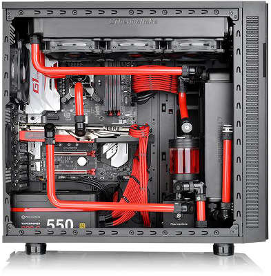 Корпус Thermaltake Suppressor F31 TG черный w/o PSU ATX 9x120mm 9x140mm 3x200mm 2xUSB2.0 2xUSB3.0