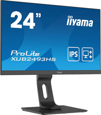 Монитор 24" Iiyama ProLite XUB2493HS-B4 IPS FHD D-Sub, HDMI, DP