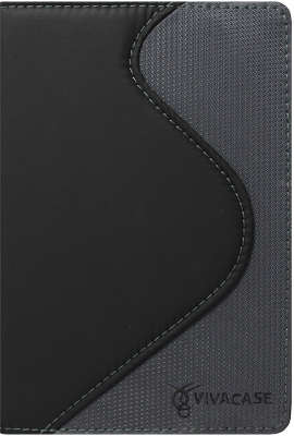 Чехол-обложка S-style LUX для PocketBook 614/622/623/624/626/640 черный/серый