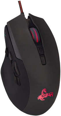 Мышь игровая USB Oklick 785G Scorpion 4000 dpi, чёрная/серая