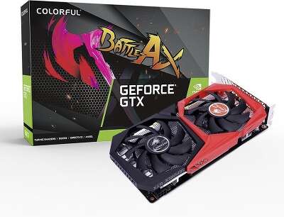 Видеокарта Colorful NVIDIA nVidia GeForce GTX1650 Battle AX 4Gb GDDR6 PCI-E DVI, HDMI, DP