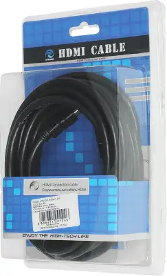 Кабель Ningbo HDMI-5M-MG HDMI (m)/HDMI (m) 5м. феррит.кольца позолоч.конт. черный (HDMI-5M-MG(VER1.4)BL)