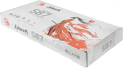 Клавиатура A4Tech Bloody S87 Naraka механическая черный/красный USB for gamer LED (S87 NARAKA)