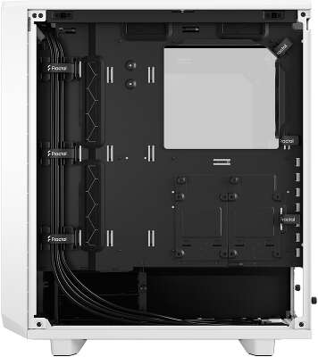 Корпус Fractal Design Meshify 2 Compact Clear Tempered Glass, белый, ATX, Без БП (FD-C-MES2C-05)