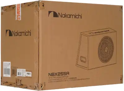 Сабвуфер автомобильный Nakamichi NBX255A 300Вт активный (25см/10