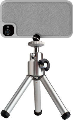 Чехол для iPhone 4/4S Ozaki O! Photo, серебристый/черный [OP863SL/BK]