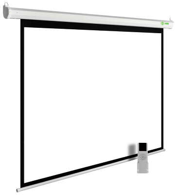 Экран Cactus 280x280см MotoExpert CS-PSME-280x280-WT 1:1 настенно-потолочный рулонный белый (моторизованный привод)