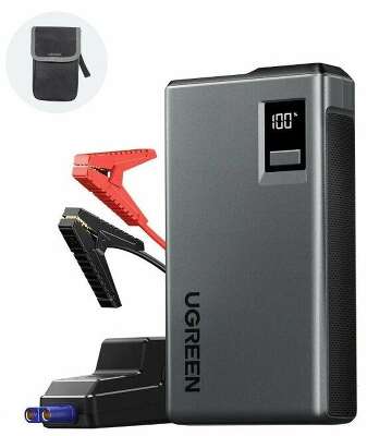 Пусковое устройство UGREEN ES702 (35977) 12000mAh Car Jump Starter. Цвет: серый