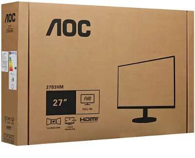 Монитор 27" AOC 27B3HM VA FHD D-Sub, HDMI