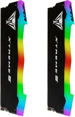 Набор памяти DDR5 DIMM 2x16Gb DDR8000 Patriot Memory Viper Xtreme 5 RGB (PVXR532G80C38K)